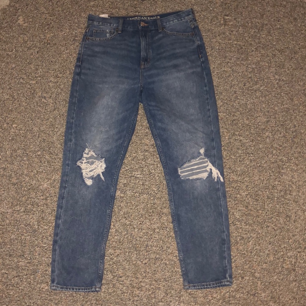 American Eagle mom jeans.